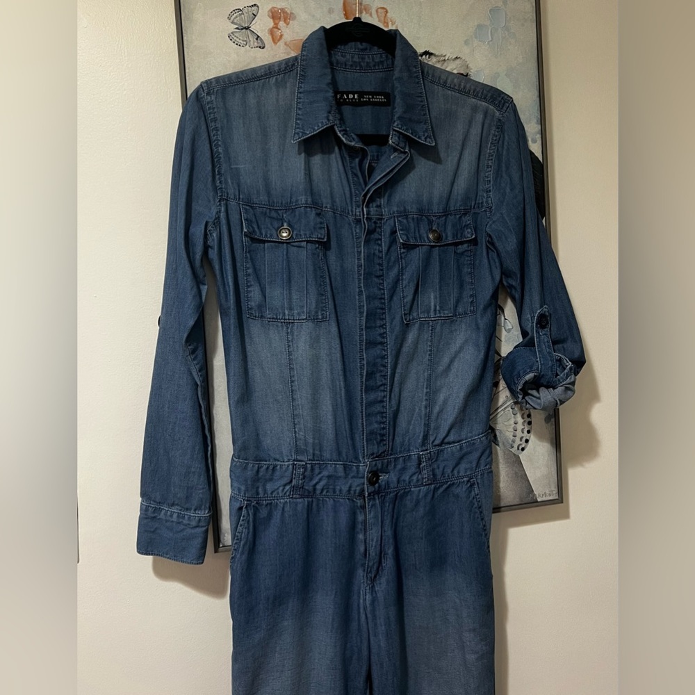 Fade To blue New York Los Angeles, denim jumpsuit